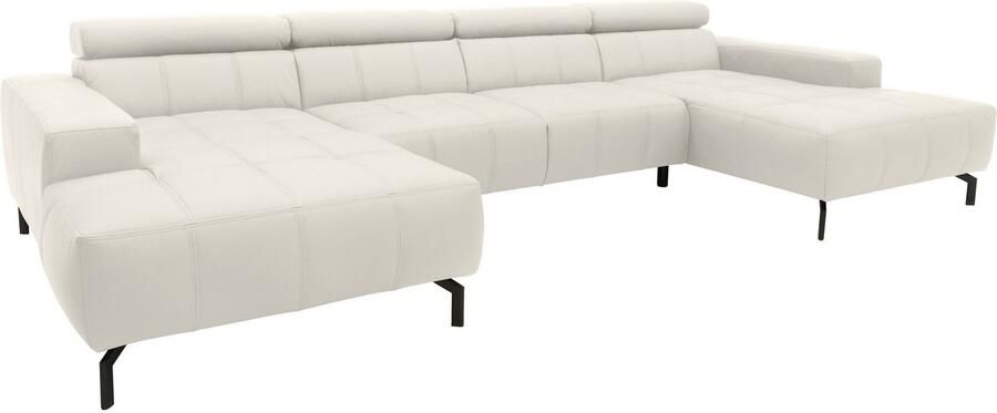 DOMO collection Zithoek Cunelli mooie zitnaden als designelement stevige zitcomfort U-vorm