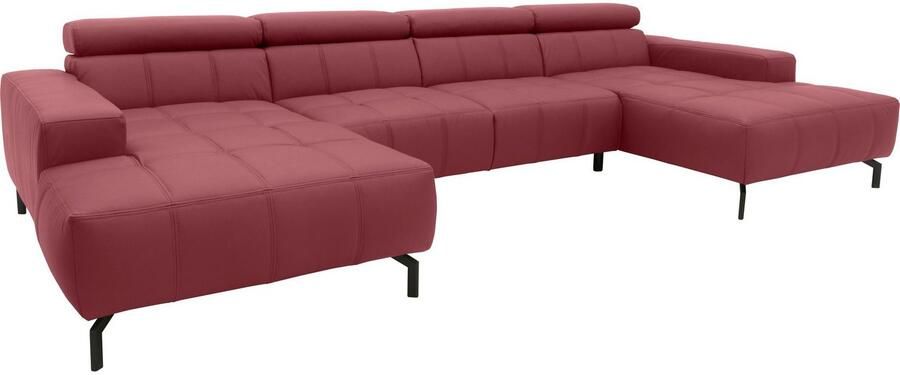 DOMO collection Zithoek Cunelli mooie zitnaden als designelement stevige zitcomfort U-vorm