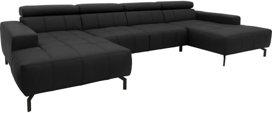 DOMO collection Zithoek Cunelli mooie zitnaden als designelement stevige zitcomfort U-vorm