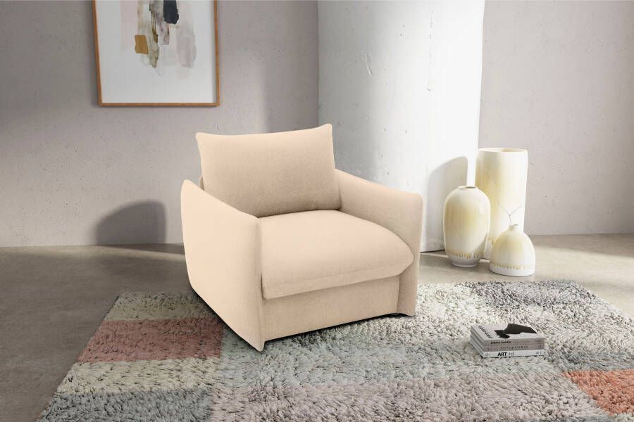 DOMO collection Fauteuil 700023 Slaapbank functie binnenvering stabiel ligoppervlak Slaapfauteuil