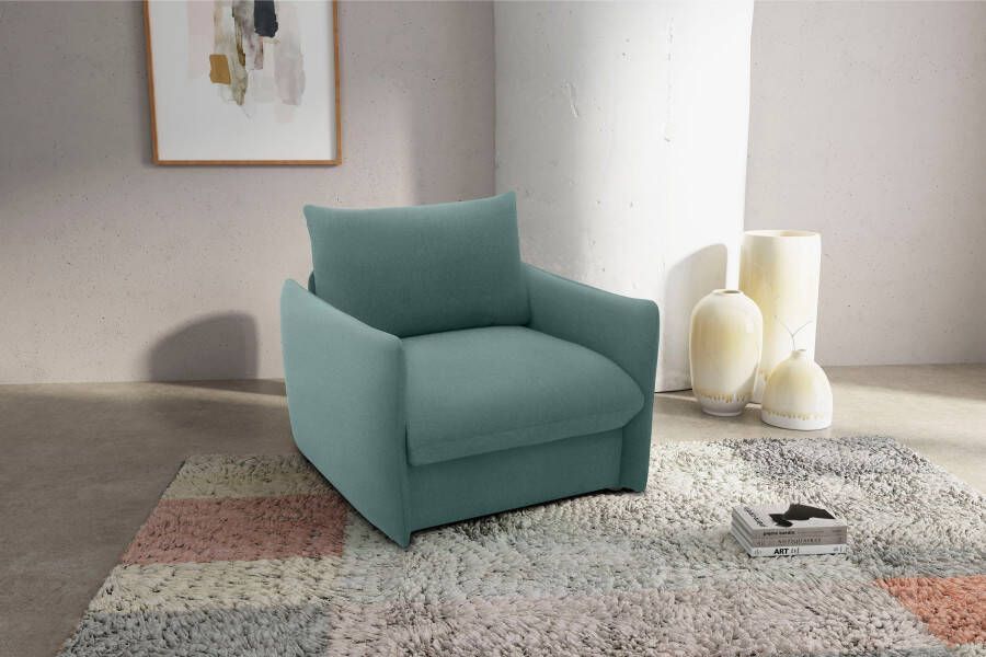 DOMO collection Fauteuil 700023 Slaapbank functie binnenvering stabiel ligoppervlak Slaapfauteuil