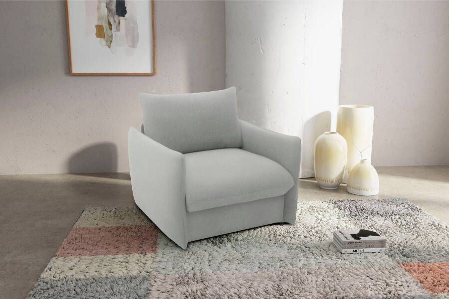 DOMO collection Fauteuil 700023 Slaapbank functie binnenvering stabiel ligoppervlak Slaapfauteuil