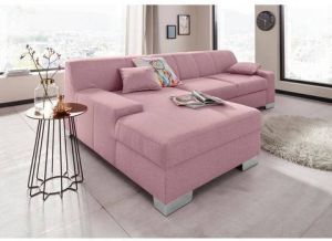 DOMO collection Hoekbank Bero optioneel met bedfunctie
