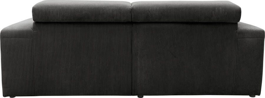DOMO collection Hoekbank Brandon incl. Hoofdsteunverstelling B D H: 214 100 80 cm L-Vorm