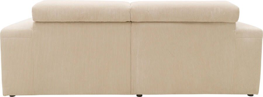 DOMO collection Hoekbank Brandon incl. Hoofdsteunverstelling B D H: 214 100 80 cm L-Vorm