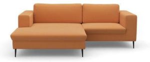 DOMO collection Hoekbank Modica moderne look met royale récamier vrij plaatsbaar