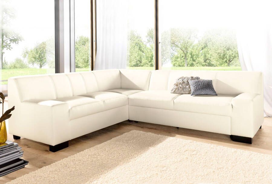 DOMO collection Hoekbank Norma Top optioneel met slaapfunctie