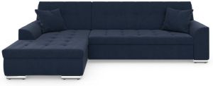 DOMO collection Hoekbank Treviso optioneel met bedfunctie