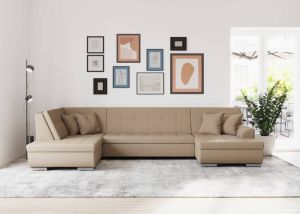 DOMO collection Zithoek Treviso optioneel met bedfunctie