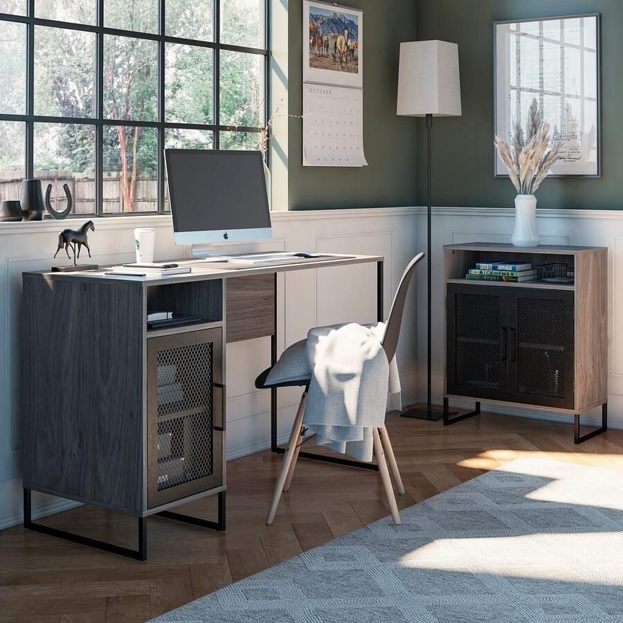 Dorel Home Bureau Purdue Deur met magneetsluiting onderstel van metaal hoogte 76 5 cm (1 stuk)