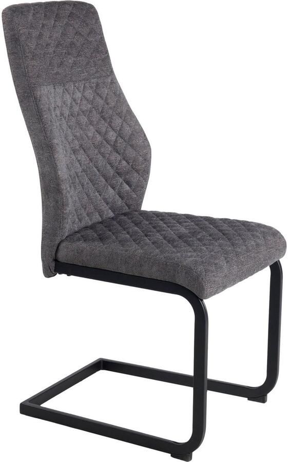 Duo Collection Vrijdragende stoel Kaila sledestoel set van 4 robuuste bekleding glijders voor de veiligheid tot 110 kg belastbaar (set 4 stuks)