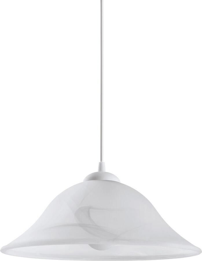 EGLO Hanglamp Albany wit ø35 x h110 cm excl. 1x e27 (elk max. 60 w) eettafel keuken (1 stuk)