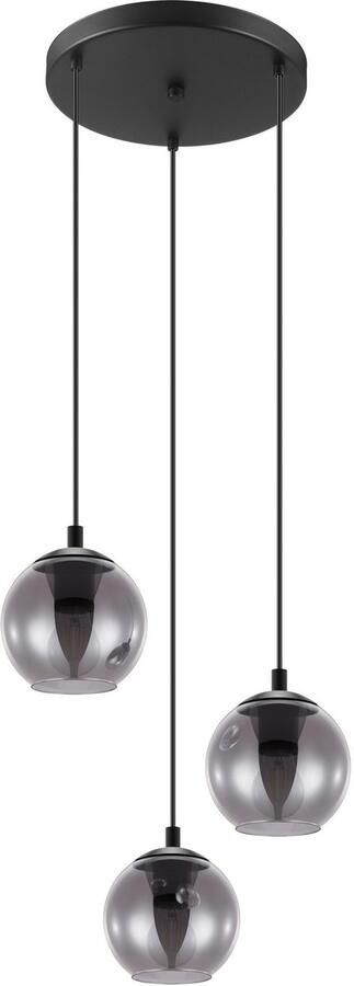 EGLO Â AriscaniÂ HanglampÂ -Â 42 5Â cmÂ -Â GlasÂ -Â 3Â lichtsÂ -Â Zwart Leen Bakker - Foto 9