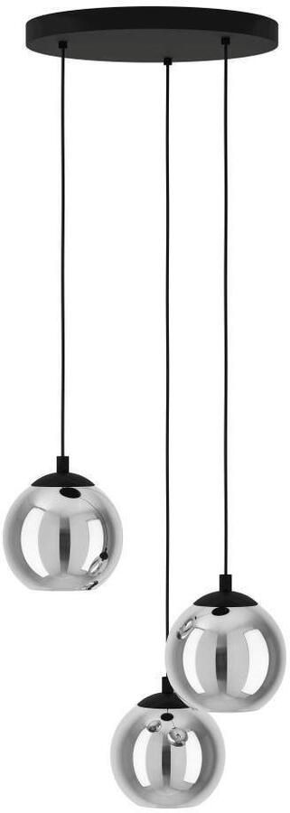 EGLO Â AriscaniÂ HanglampÂ -Â 42 5Â cmÂ -Â GlasÂ -Â 3Â lichtsÂ -Â Zwart Leen Bakker - Foto 10