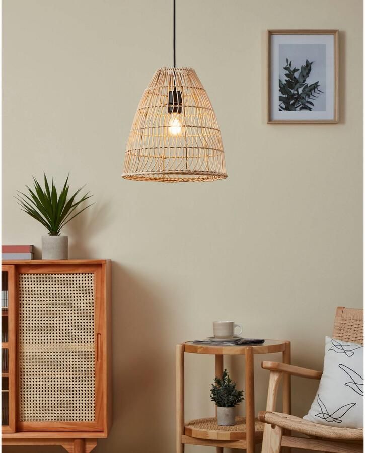 EGLO Hanglamp AYESGARTH Hanglamp in zwart van staal excl. E27 1X40W (1 stuk)