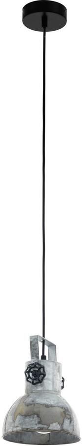 EGLO Hanglamp BARNSTAPLE Hanglamp staal E27 IP20 eettafellamp retro lamp - Foto 2
