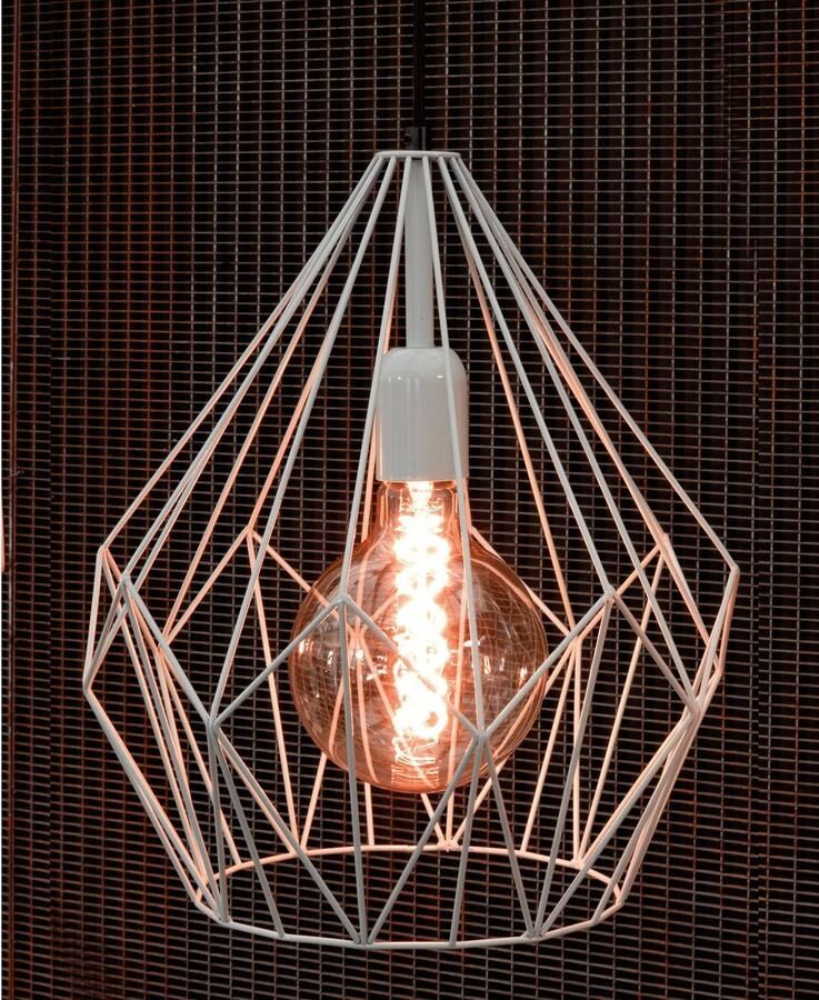 EGLO Hanglamp CARLTON hanglamp koper staal excl. lichtbron retro Vintage Hanglamp 1 lamps Draadgaas Industrieel 110x31cm - Foto 2