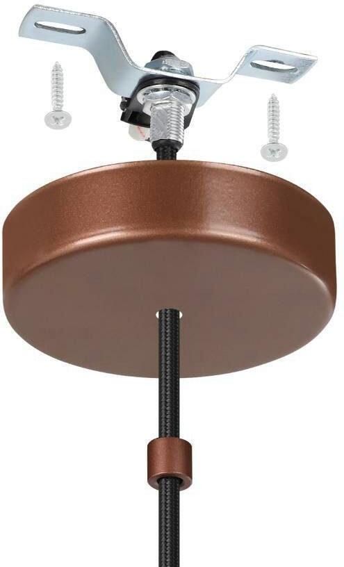 EGLO Hanglamp CARLTON hanglamp koper staal excl. lichtbron retro Vintage Hanglamp 1 lamps Draadgaas Industrieel 110x31cm - Foto 4