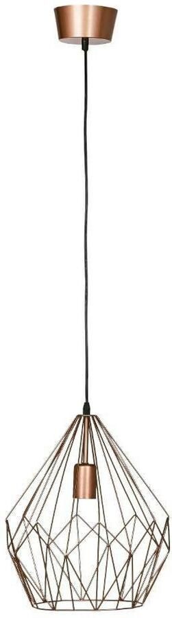 EGLO Hanglamp CARLTON hanglamp koper staal excl. lichtbron retro Vintage Hanglamp 1 lamps Draadgaas Industrieel 110x31cm - Foto 9