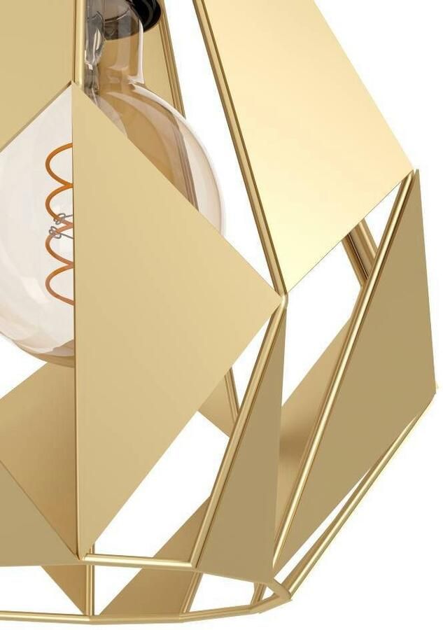 EGLO Hanglamp CARLTON Hanglamp staal eetkamerlamp retro hanglamp lamp (1 stuk) - Foto 4