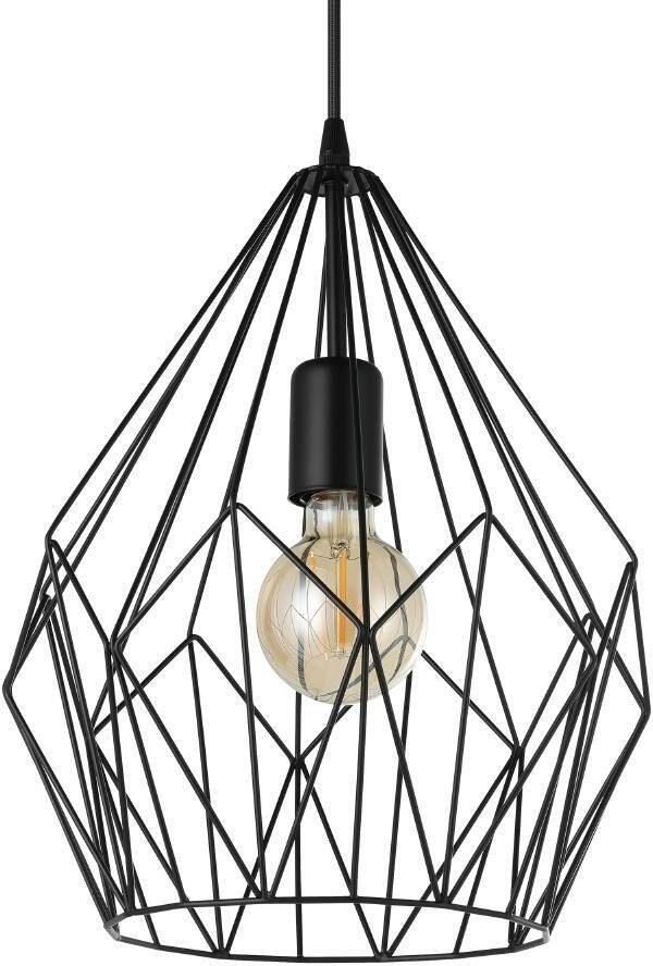 EGLO Hanglamp CARLTON Vintage Hanglamp 1 lamps Draadgaas Industrieel 110x31cm - Foto 3