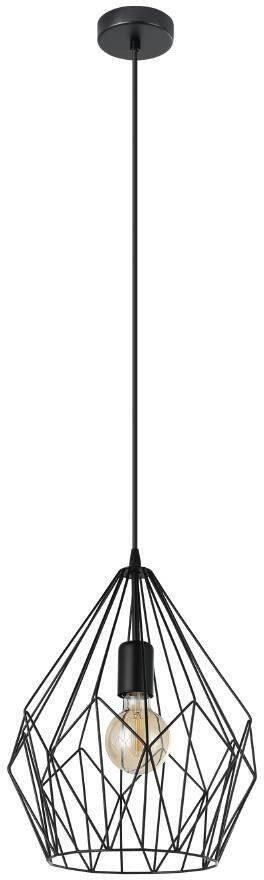 EGLO Hanglamp CARLTON Vintage Hanglamp 1 lamps Draadgaas Industrieel 110x31cm - Foto 10