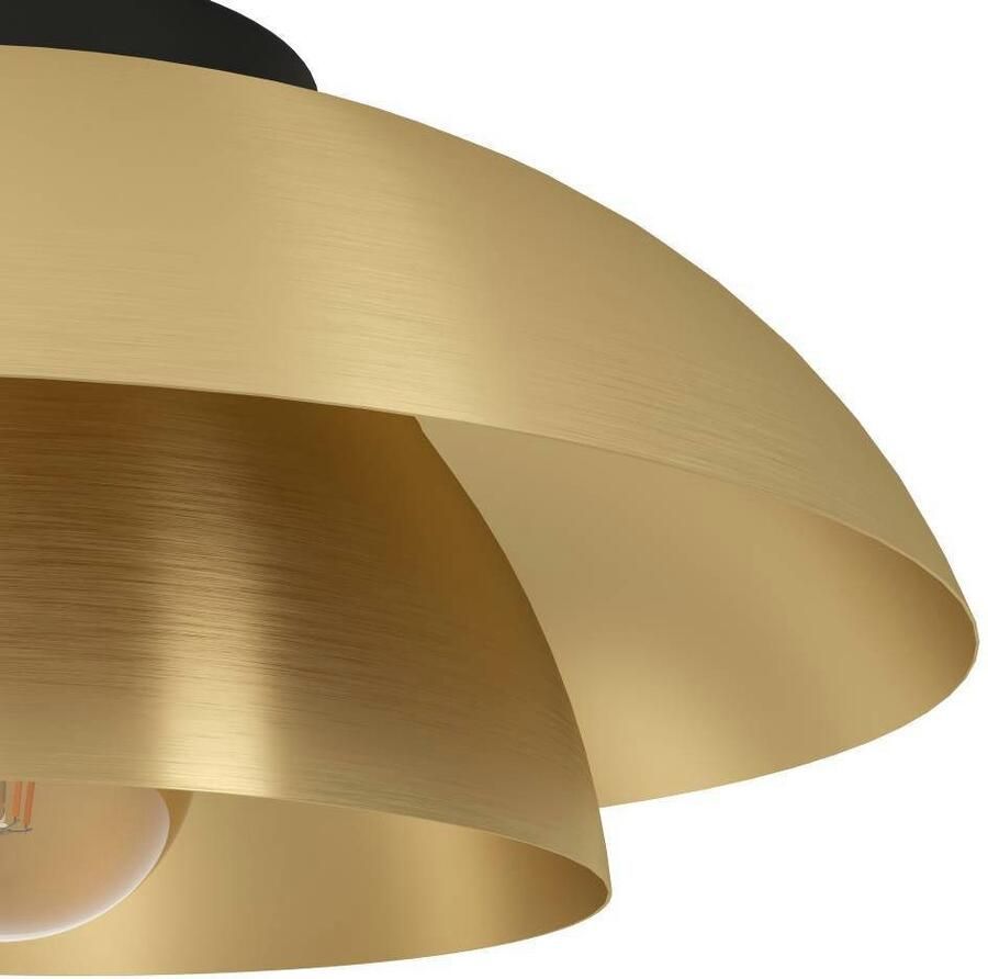 EGLO Hanglamp CENCIARA Hanglamp staal E27 IP20 hanglamp eettafellamp (1 stuk)