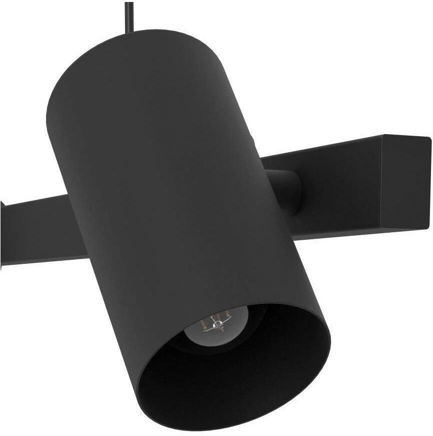 EGLO Hanglamp GATUELA 1 Hanglamp staal IP20 E14 eetkamerlamp modern lamp (1 stuk)