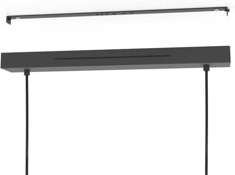 EGLO Connect .z Hornwood-Z Hanglamp 78 cm Zwart Bruin Instelbaar RGB & wit licht Dimbaar Zigbee - Foto 2