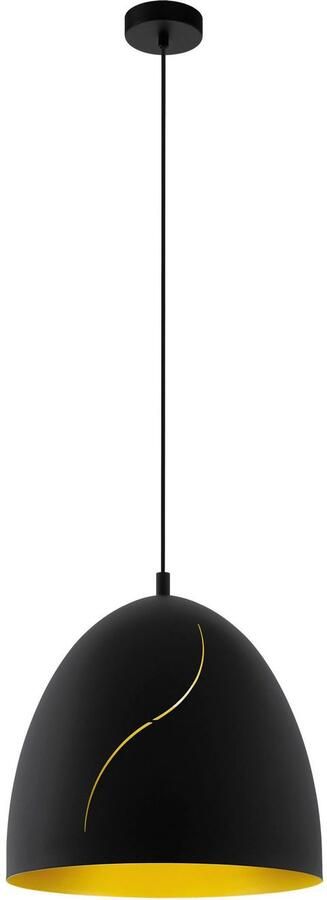 EGLO Hanglamp HUNNINGHAM hanglamp Eettafellamp Lamp voor de woonkamer E27 40 5 cm