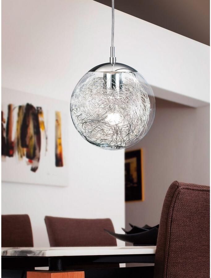 EGLO Hanglamp LUBERIO Hanglamp dimbaar Smart Home kleurwisseling (1 stuk)