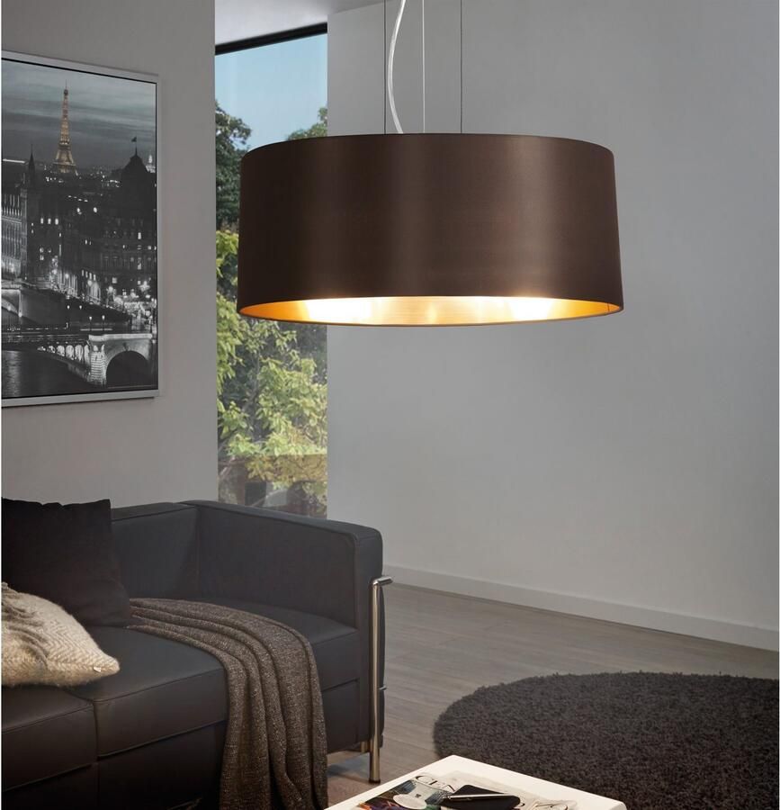 EGLO Hanglamp MASERLO hanglamp woonkamer eetkamer gezellig 110x53cm