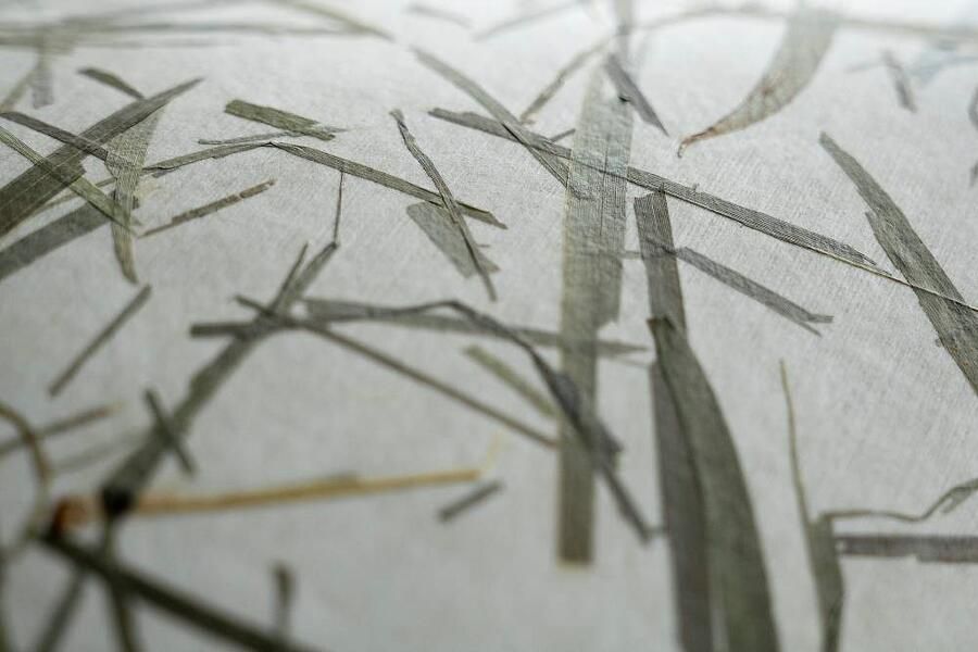 EGLO Plafondlamp OXPARK Plafondlamp Japandi ontwerp woonkamerlamp textiel bamboe bladeren (1 stuk) - Foto 2