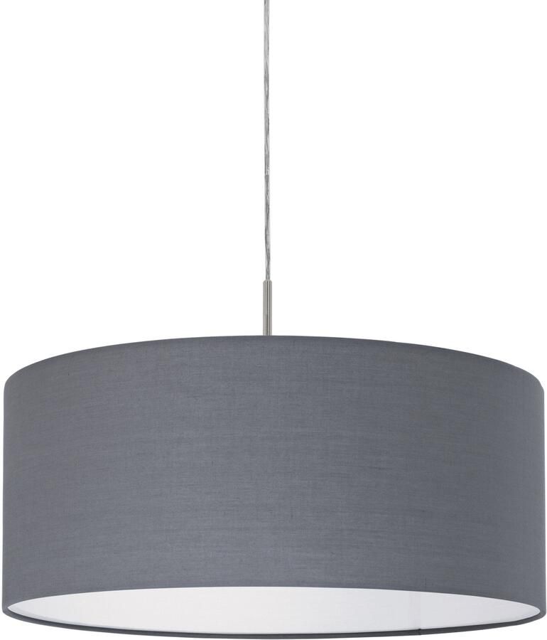 EGLO Hanglamp PASTERI Lamp van stof Ø53 x H110 cm excl. 1 x E27 (elk max. 60W)