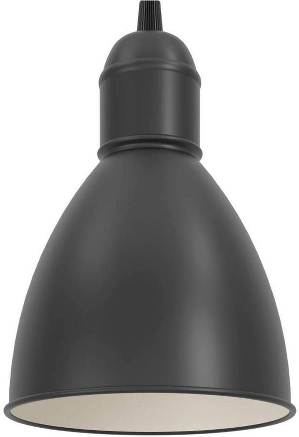 EGLO Hanglamp PRIDDY hanglamp pendellamp staal zwart E27 industrieel Woonkamerlamp eettafellamp 4 lamps vintage 110x97 5x15 5cm - Foto 5