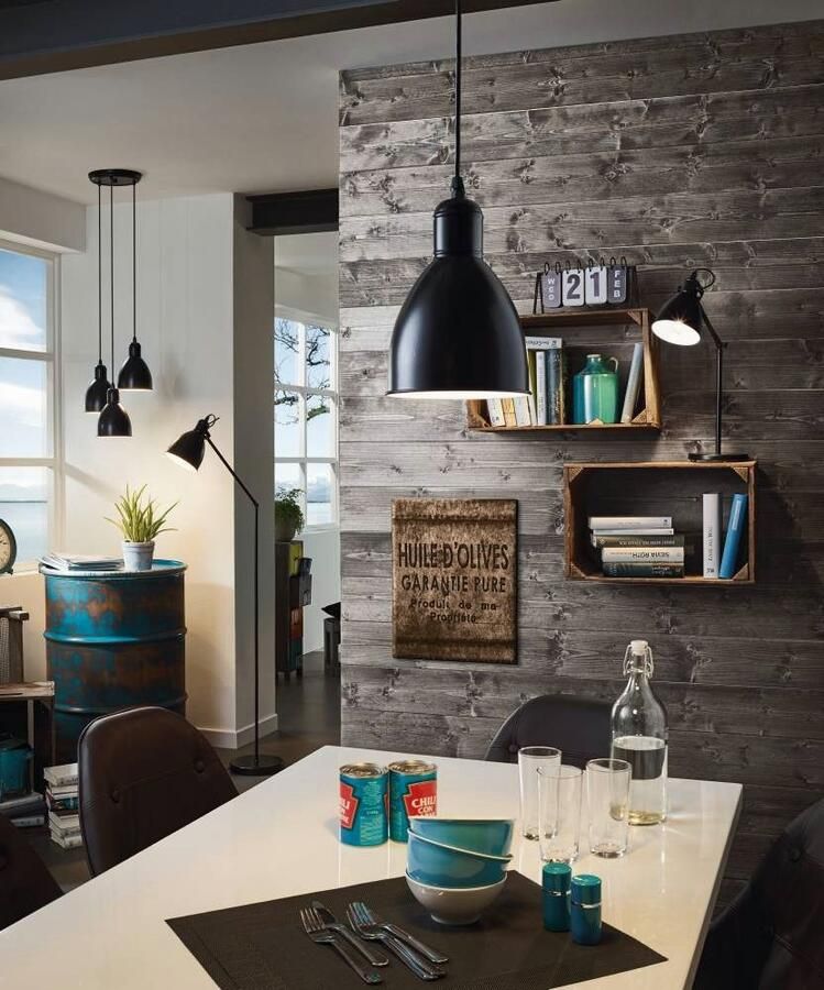 EGLO Tafellamp PRIDDY tafellamp nachttafellamp staal zwart E27 industrieel - Foto 4