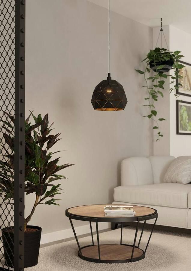 EGLO Hanglamp ROCCAFORTE Hanglamp H110 x Ø40 cm 1X60W excl. (1 stuk)
