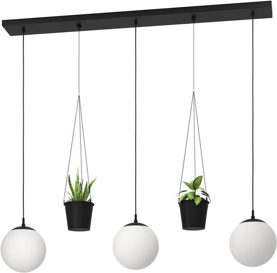 EGLO Hanglamp Rondo 3 Hanglamp met bloempot (1 stuk)