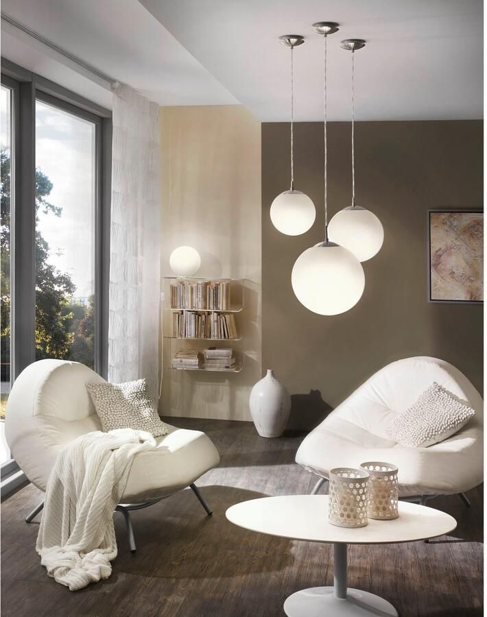 EGLO Hanglamp Rondo Eetkamerlamp tijdloos design modern eenvoudig