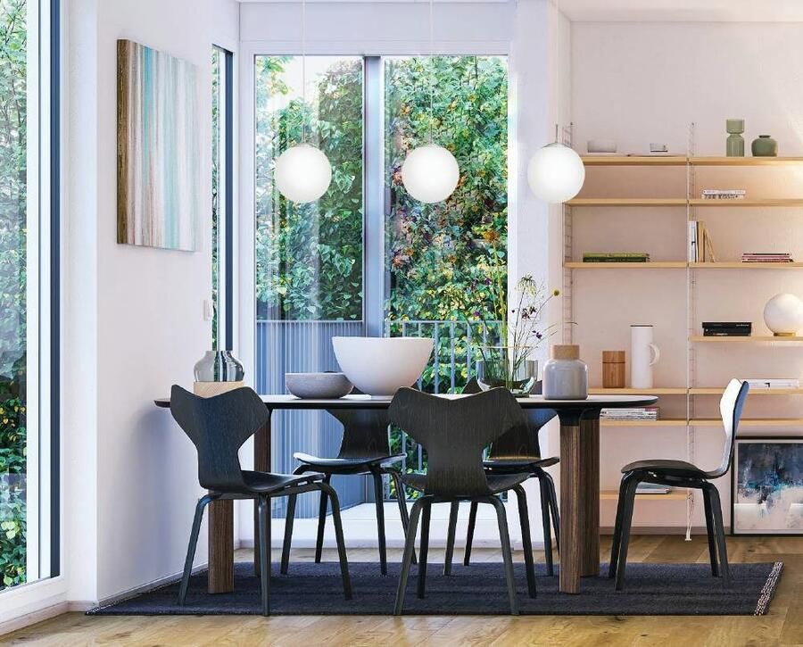 EGLO  Rondo - Hanglamp - 1 Lichts - Ø200mm. -Nikkel-Mat - Wit - Foto 2