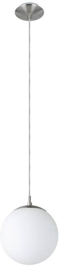 EGLO  Rondo - Hanglamp - 1 Lichts - Ø200mm. -Nikkel-Mat - Wit - Foto 9