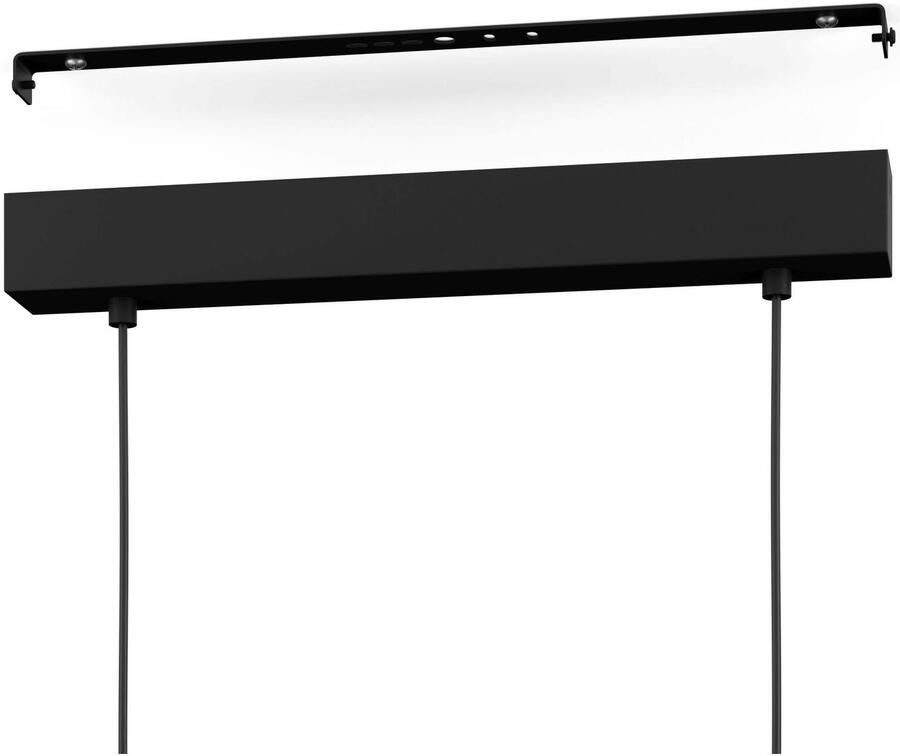 EGLO Hanglamp SIBERIA Hanglamp in zwart van staal 34W warmwit koudwit (1 stuk)