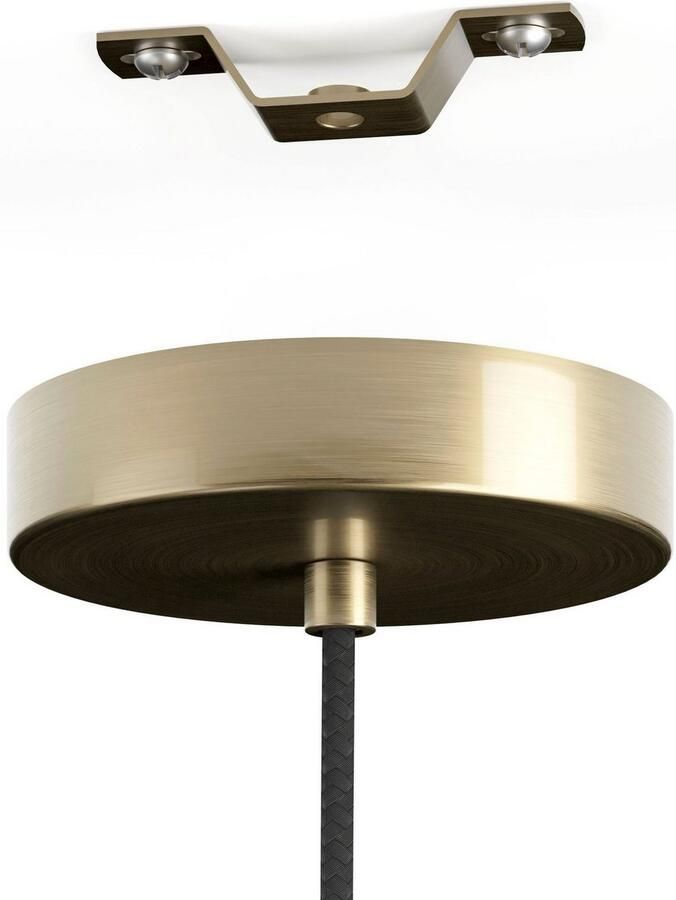 EGLO Hanglamp SOUTHERY Hanglamp in goudkleur en wit van staal excl. E27 40W (1 stuk)