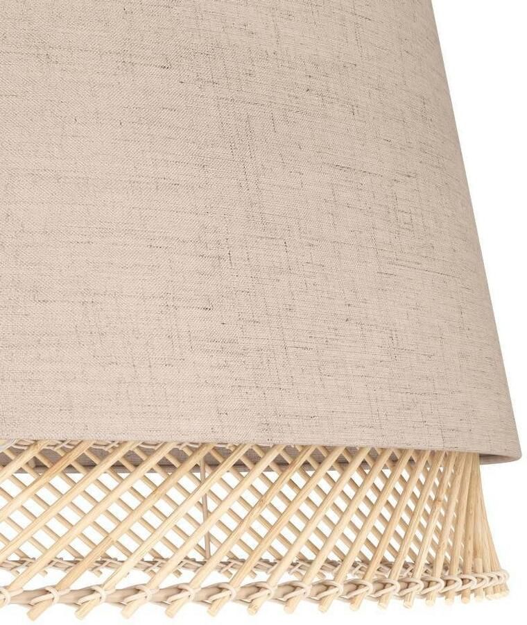 EGLO Staande lamp TABLEY Staande lamp staal en textiel E27 IP20 woonkamerlamp lamp (1 stuk)