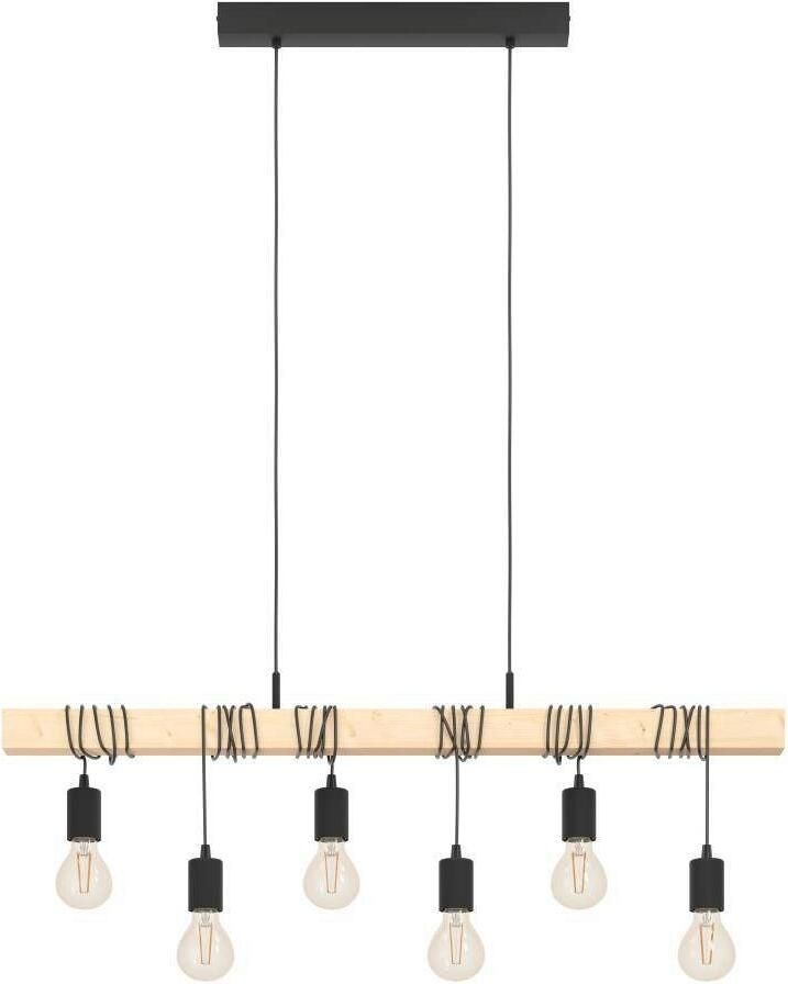 EGLO Hanglamp TOWNSHEND Woonkamer eetkamer 6-lamps 110x10 5x100cm (1 stuk) - Foto 2