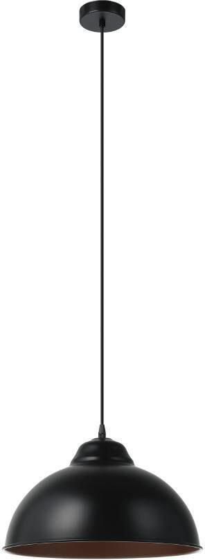 EGLO Hanglamp TRURO 2 hanglamp eettafellamp staal zwart koper E27 Woonkamerlamp 1 lamps vintage industrieel retro 110x37cm (1 stuk) - Foto 3