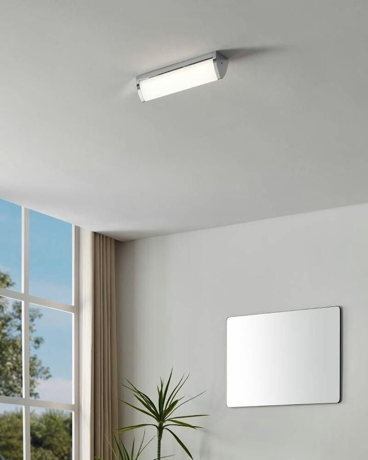 EGLO  Gita 2 Wand Plafondlamp - LED - Lengte 350mm. - Chroom - Wit