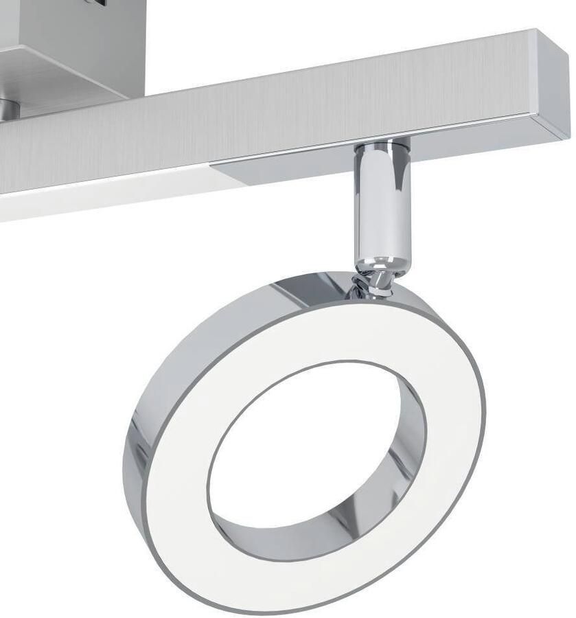 EGLO Ledplafondspots CARDILLIO Spot warmwit licht Woonkamer Eetkamer Keuken Hal 38 5x8 5cm (1 stuk)