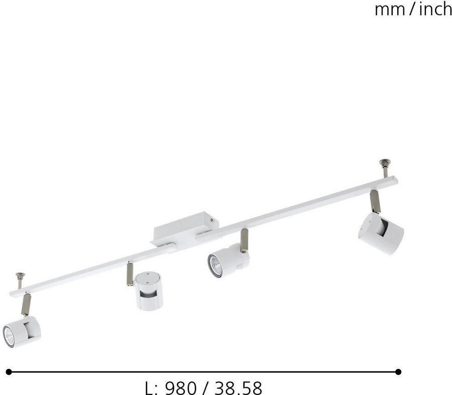 EGLO Ledplafondspots VERGIANO 3-step dimming