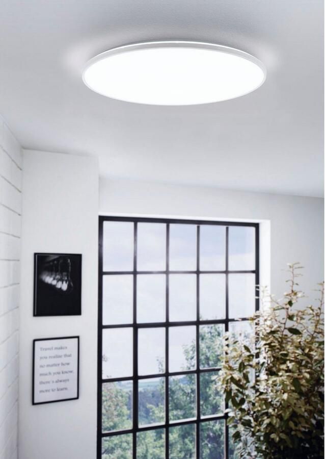 EGLO Opbouwarmatuur CRESPILLO Opbouwlamp IP20 kunststof woonkamerlamp hal lamp (1 stuk)